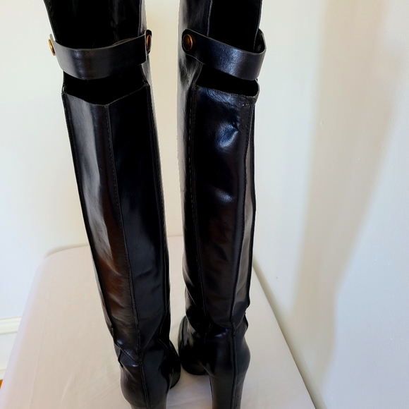 ALEXANDER WANG - Thigh high leather boots. - Picture 5 of 16